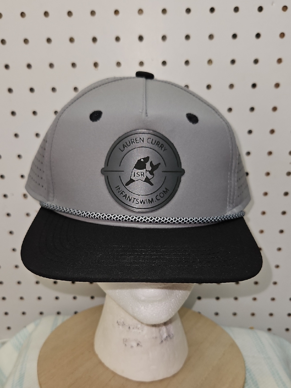 Lauren Curry Swim School By Blank Ropes Gray Trucker Hat